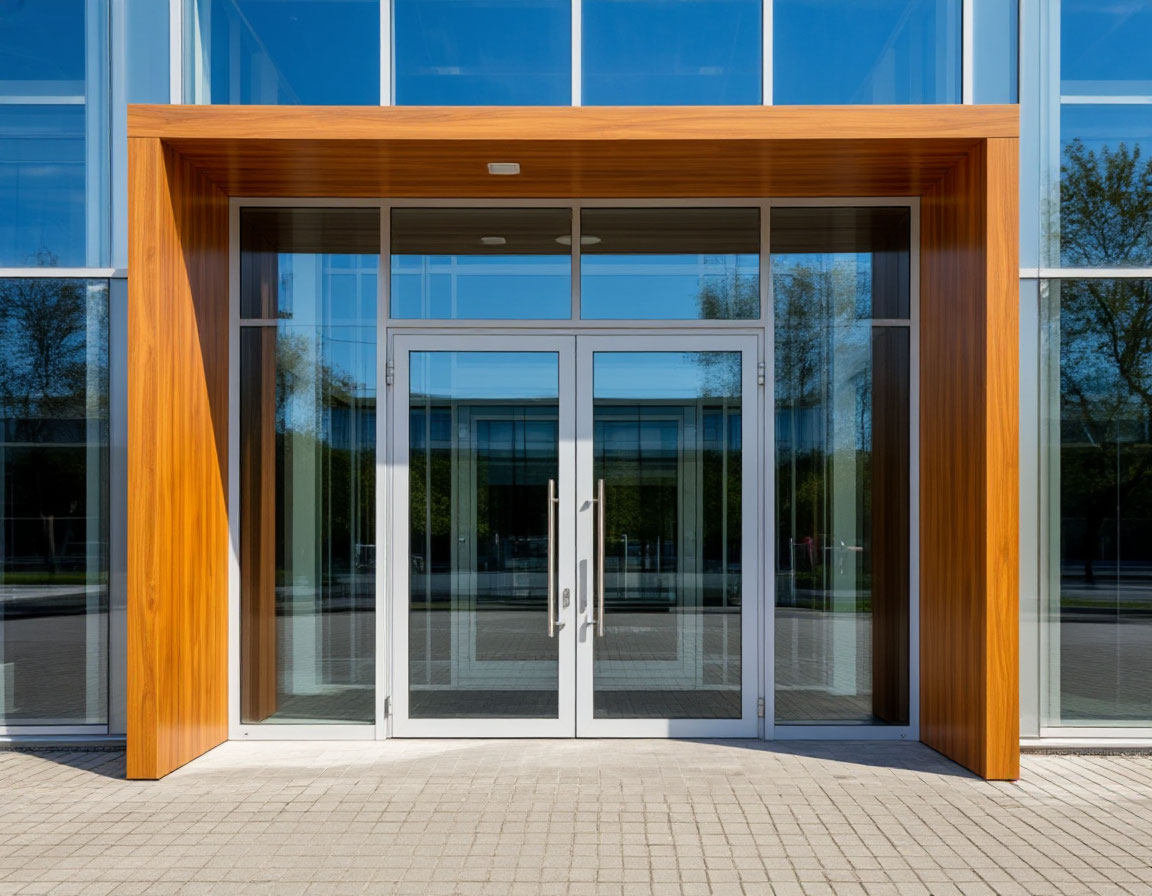 Алюминиевые двери — входная группа