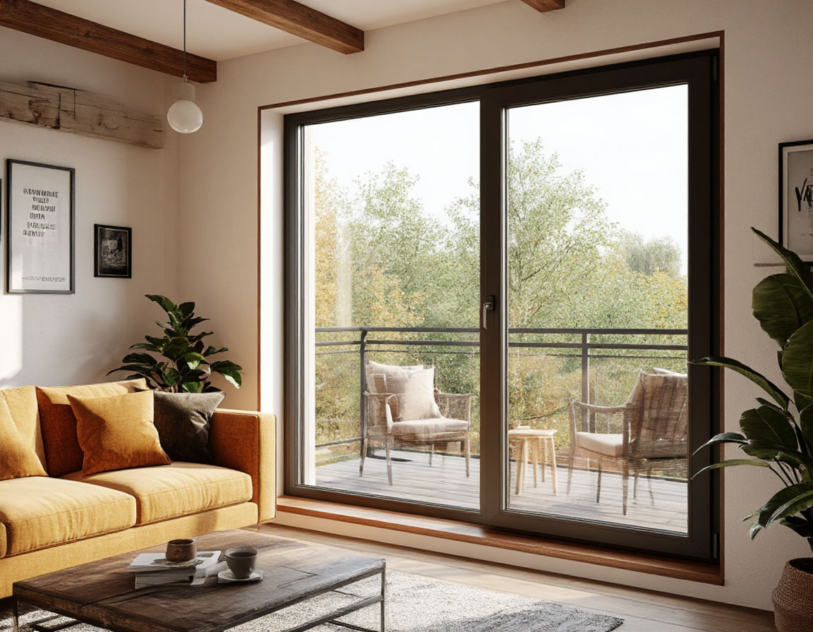 Теплое алюминиевое остекление